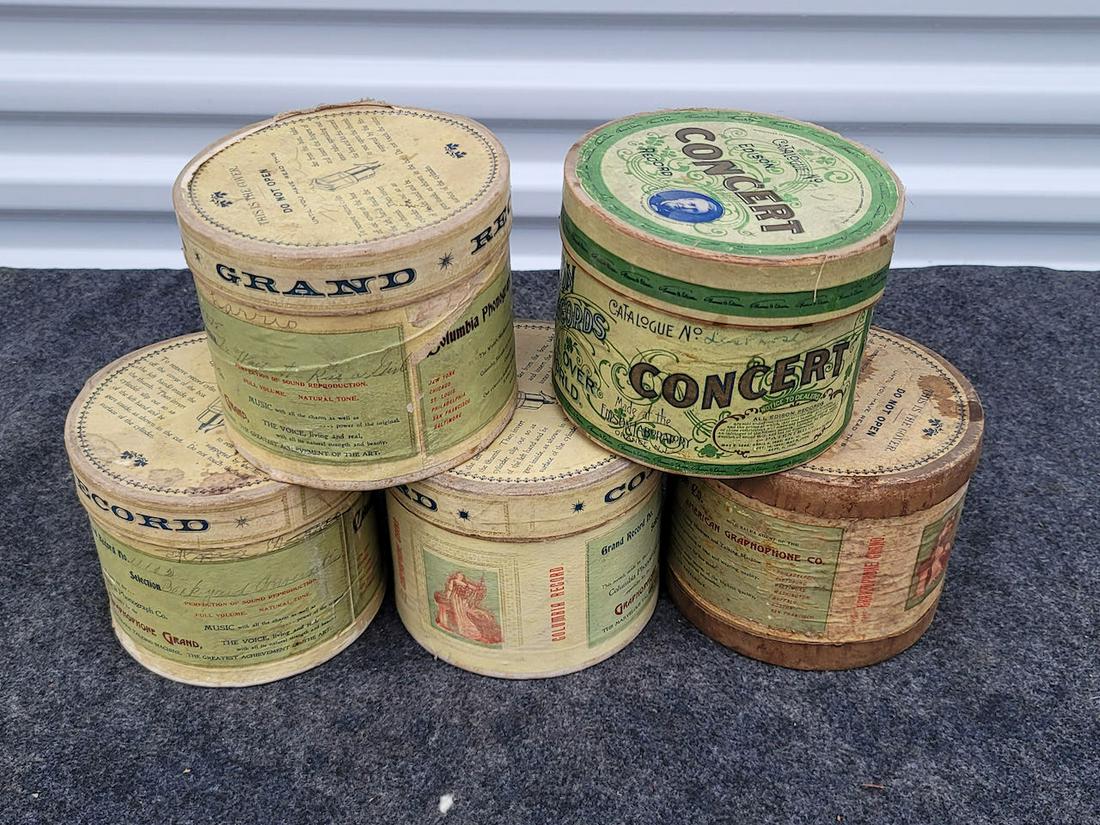 5 Edison and Concert 5" Brown Wax Records (1 of 1)