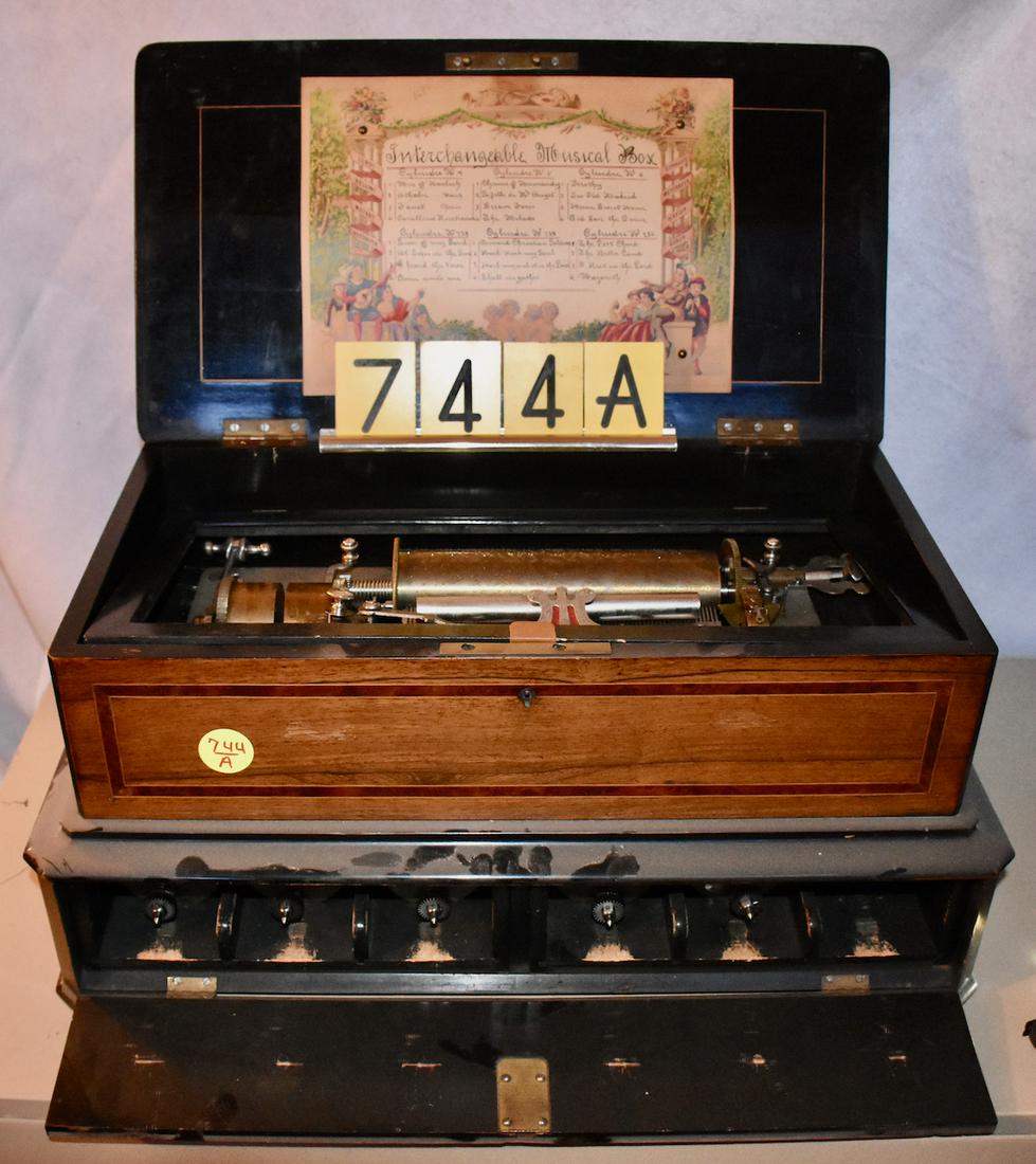 Paillard, Vaucher & Fils Interchangeable Music Box (1 of 5)