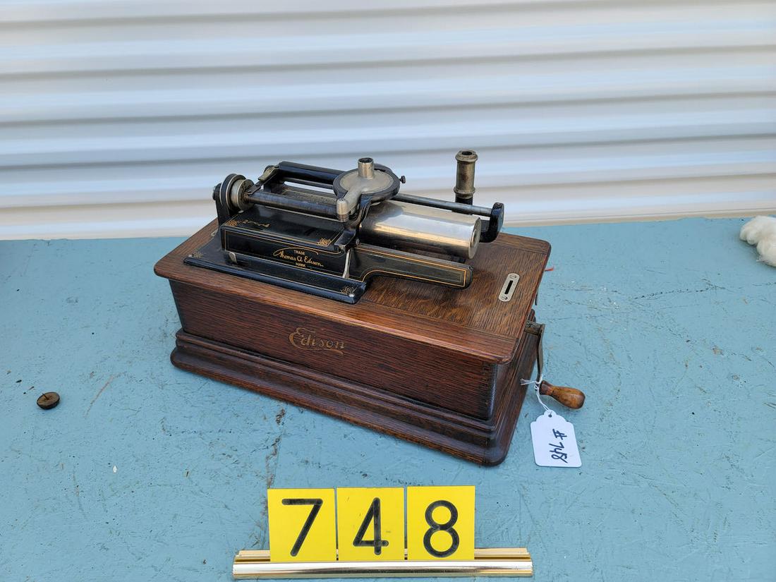 Edison Home Cylinder Phonograph (1 of 1)