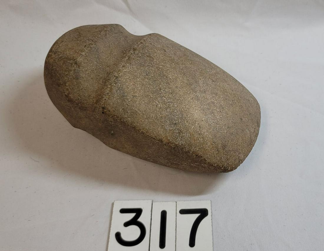 Native American Indian Artifact - Stone Axe Head (1 of 2)