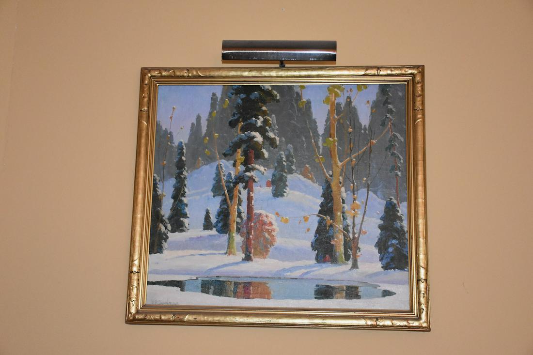 James Spelman Painting, Winter Scene (1 of 2)