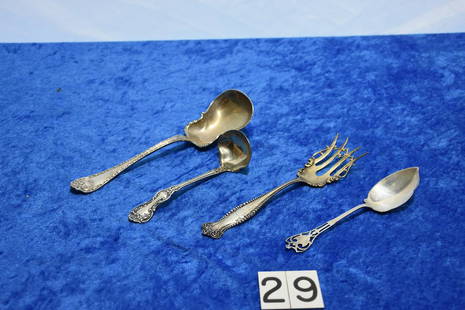 Sterling Ornate Serving pieces: 163 total weight