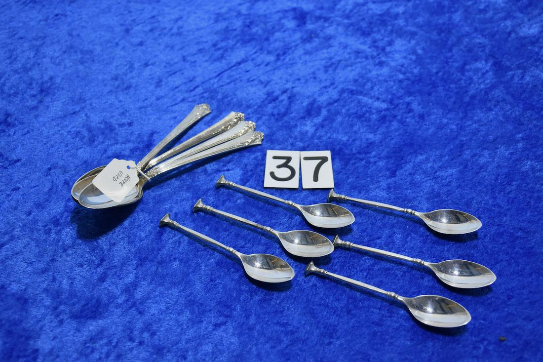 Two Sets of Sterling Spoons (1 of 3)
