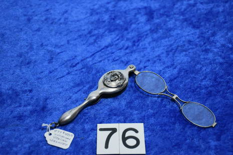 Rare Sterling lorgnette: Victorian.
