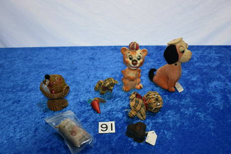 Figural and Various Pin Cushions: 8 total.