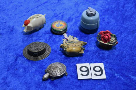 Group of Sewing Tape Measures: G.E. Vacuum, "Most Hats cover the head, this covers the feet", Stromberg Carburators, and others. 7 total.