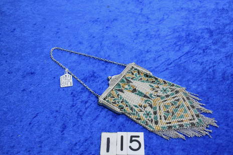 Fancy Ladies Victorian Purse: Nice condition with chain, etc. Original box.