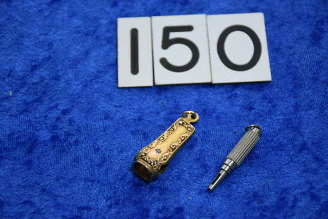 2 Cigar Tools: One gold filled and a cigar punch