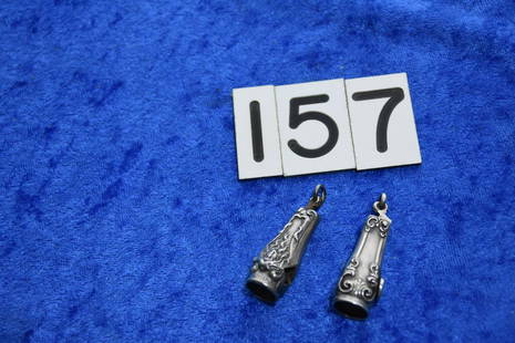 2 Sterling Tip Cutters: One with ladies head