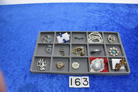 Group of Sterling Jewelry: 15 pieces, fresh water pearls,