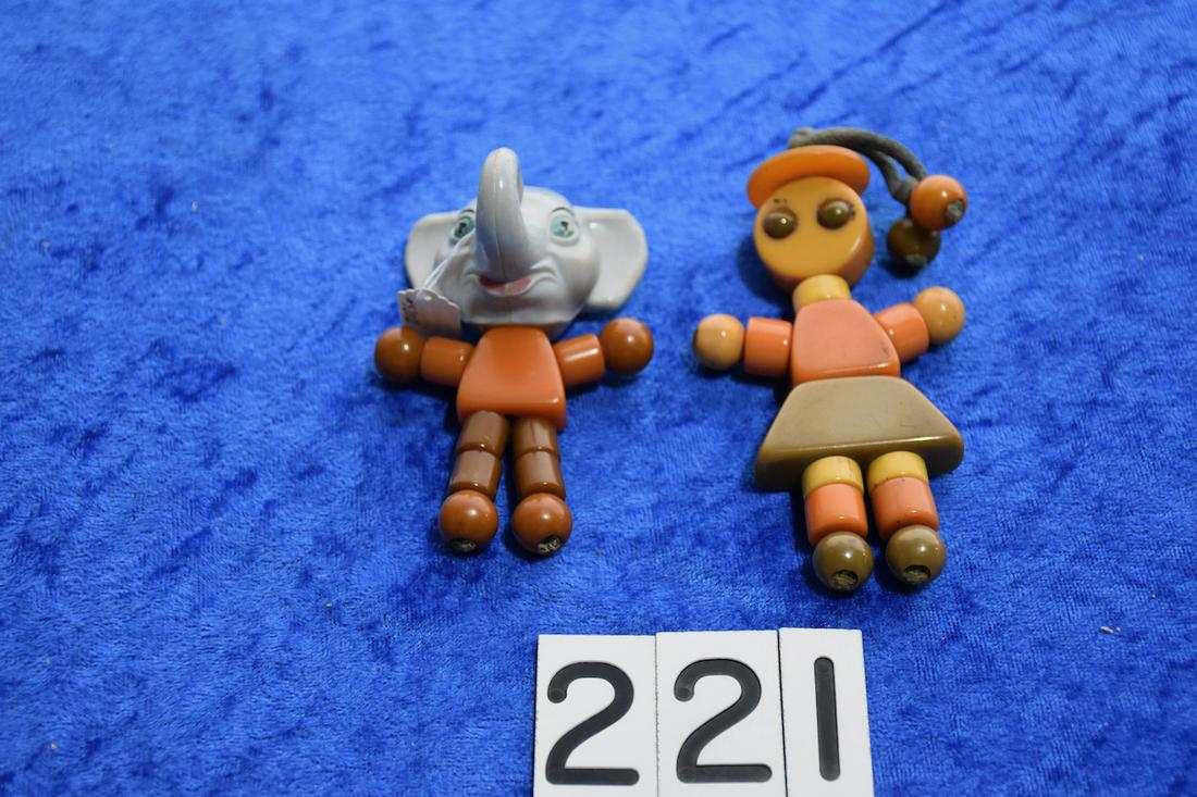 Bakelite Toys: Figural and elephant