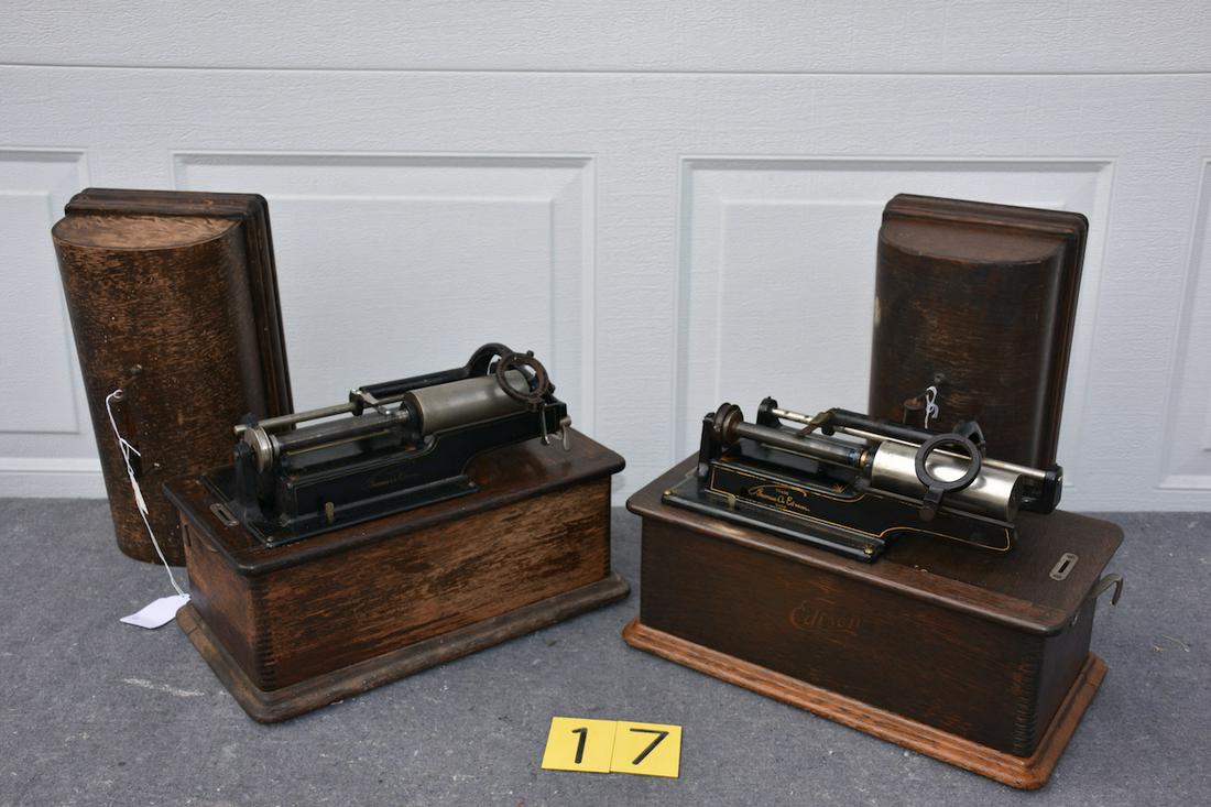 2 Edison Home Cylinder Phonograph (1 of 1)