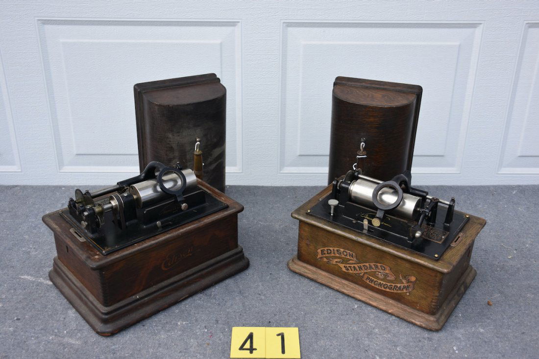 2 Edison Standard Cylinder Phonographs (1 of 1)