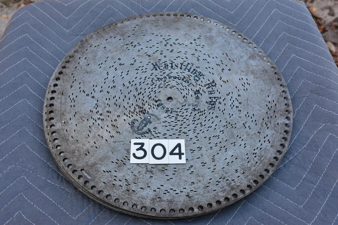 Polyphon 14-1/4" Music Box Discs (1 of 1)