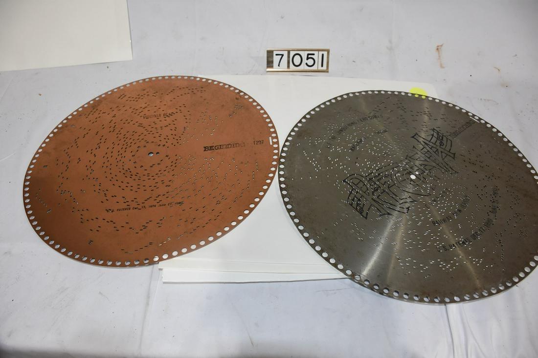8 - 15-1/2" Regina Discs: 3 Copper and 5 steel