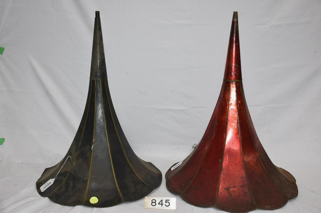Two Morning Glory Phonograph Horns (1 of 2)