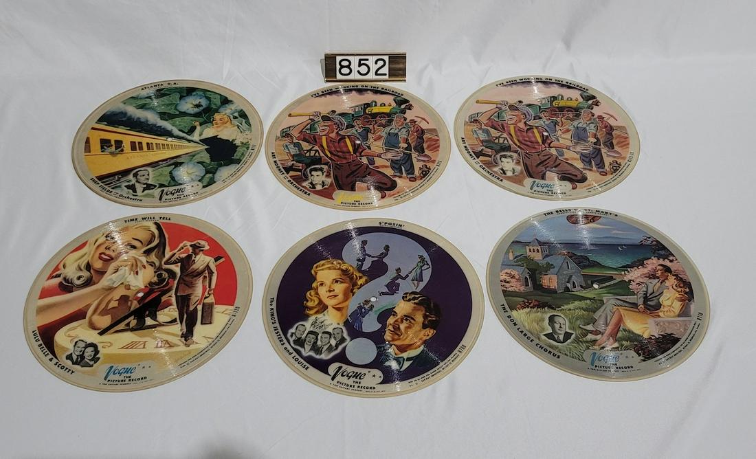 Group of (6) Vogue Picture Records (1 of 2)