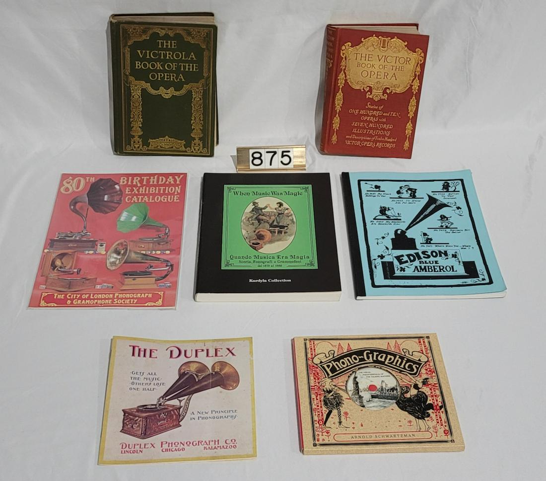 Group (7) Phonograph Books (1 of 1)