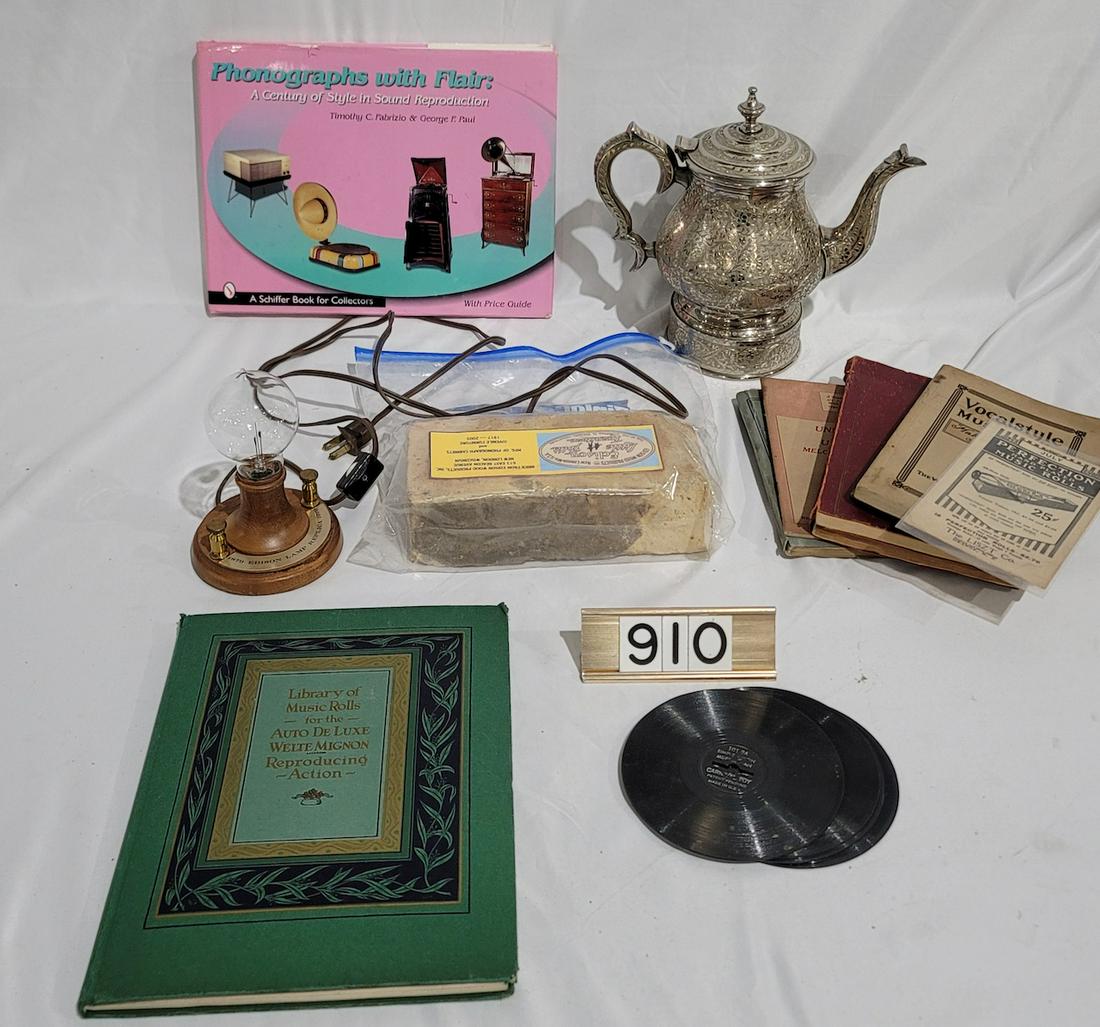 Large Phonograph Grouping of Miscellaneous items (1 of 2)