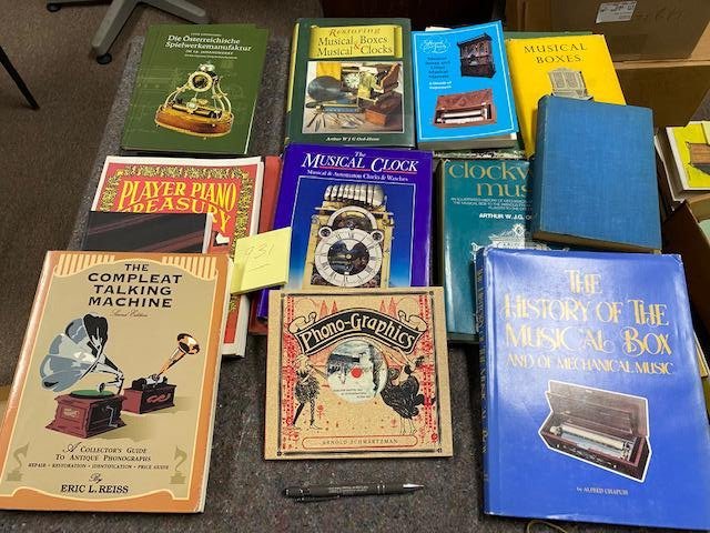 Reference Books on Clocks & Music Machines (1 of 1)