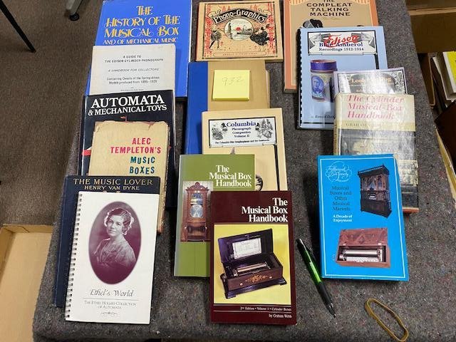 Reference Books on Music Boxes & Phonographs (1 of 1)