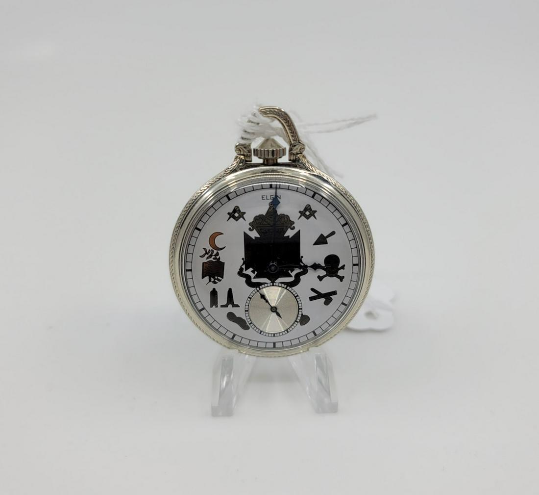 Elgin "Masonic" Open Face Pocket Watch (1 of 3)