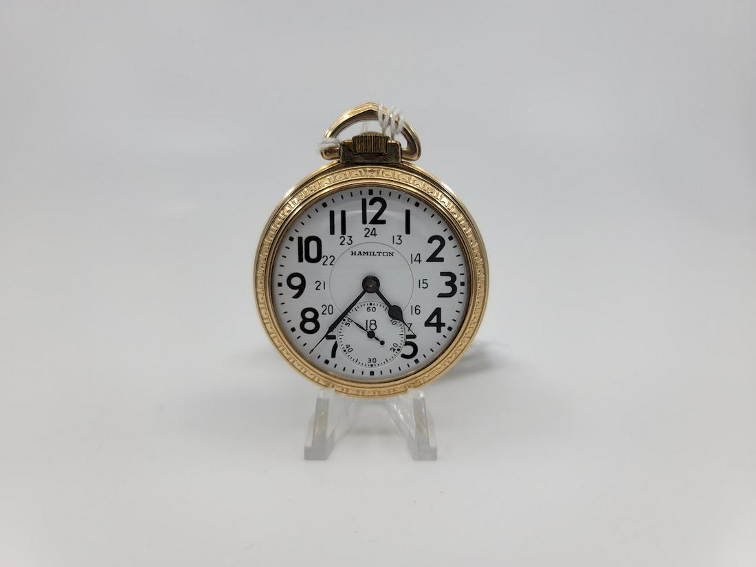 Hamilton "992B" Railroad Pocket Watch (1 of 3)