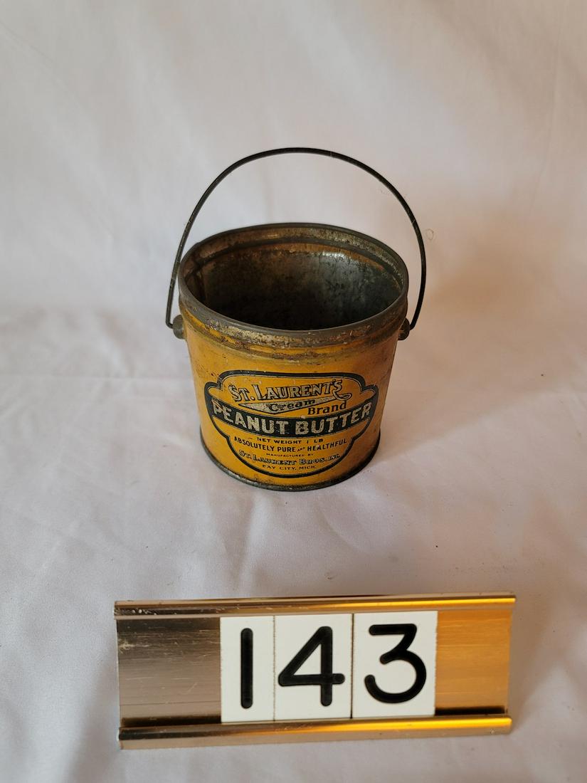 St. Laurent's Cream Brand Peanut Butter Tin (1 of 1)