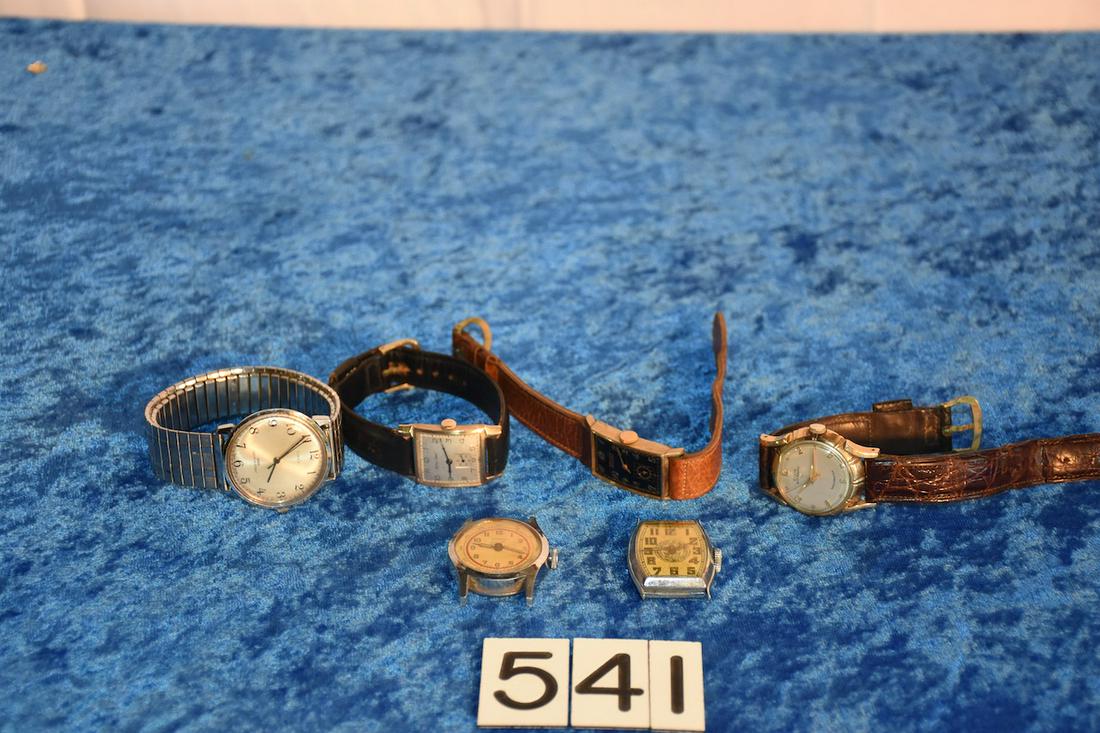 6 Misc. Men's Wrist Watches (1 of 1)