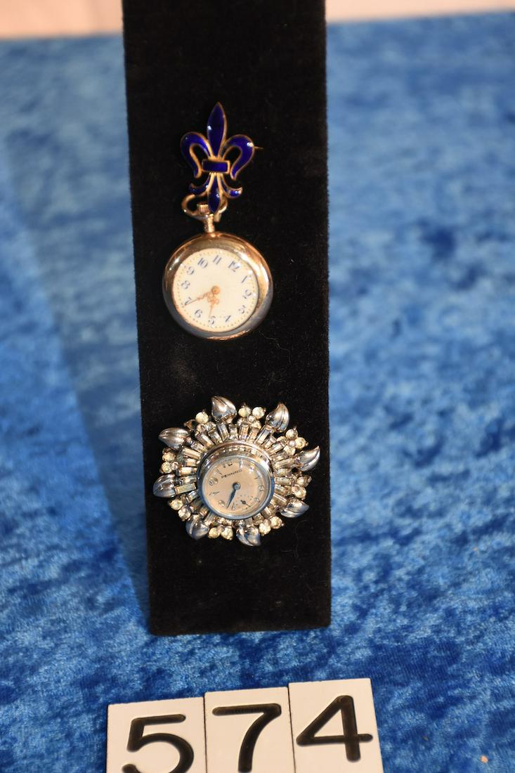 2 Ladies Pin Watches (1 of 1)