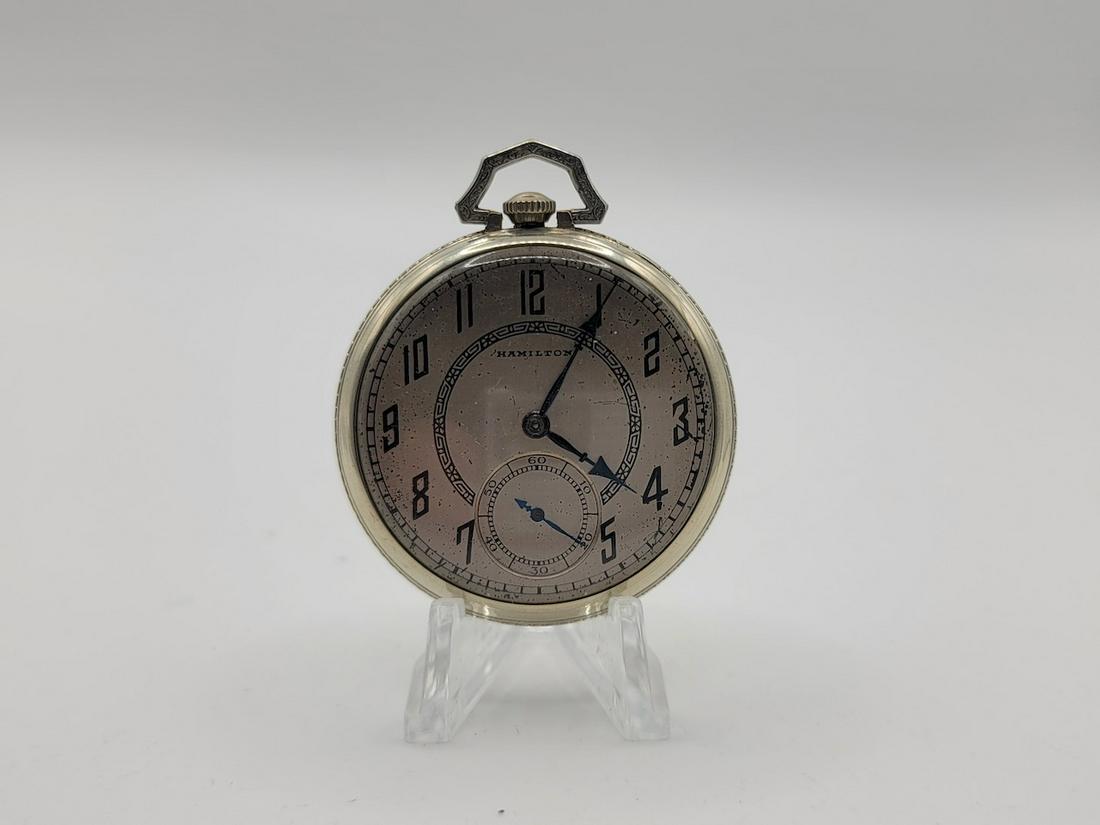 Hamilton Open Face Pocket Watch (1 of 2)