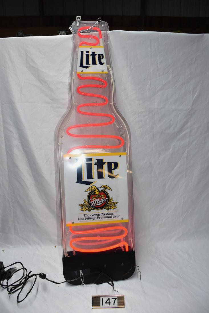Lite Beer Bottle Shaped Neon Sign (1 of 1)