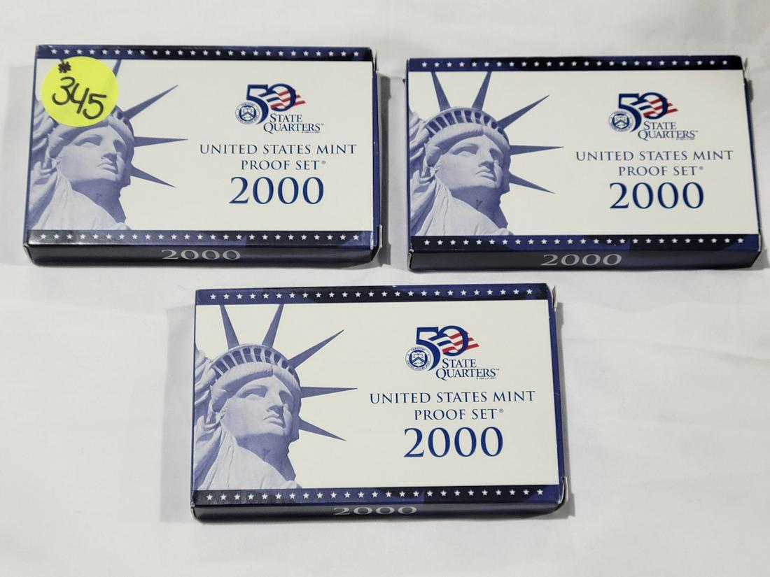 Three (3) US State Mint Proof Set (1 of 3)