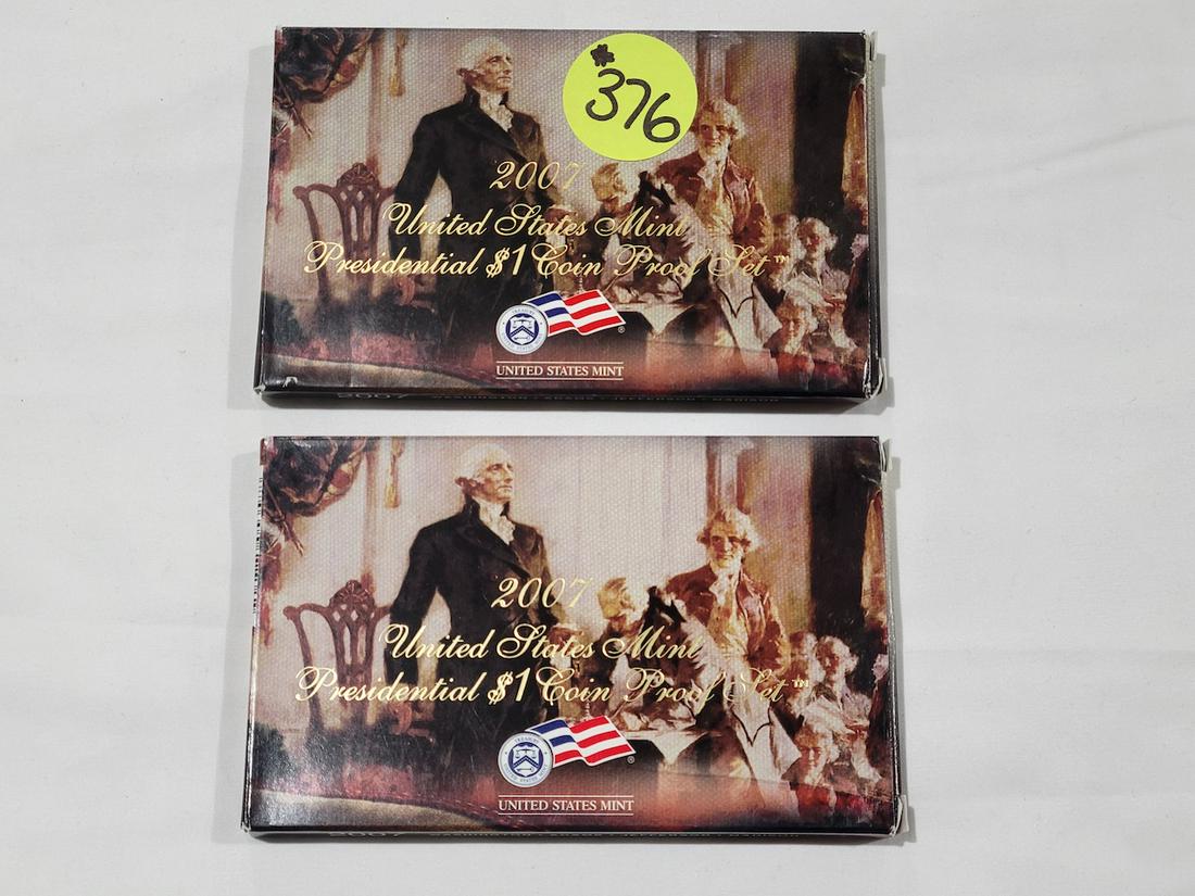 Two (2) US Mint Presidential $1. Coin Proof Set (1 of 1)