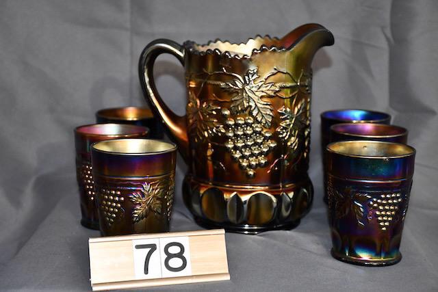 Carnival Glass Water Set (1 of 1)