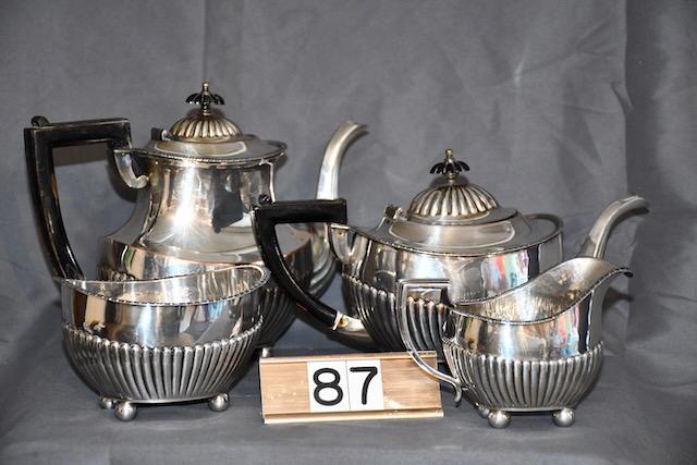Silver over Copper Hallmarked Coffee Service (1 of 2)