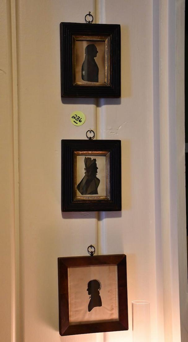 Three (3) Early Silhouettes (1 of 4)