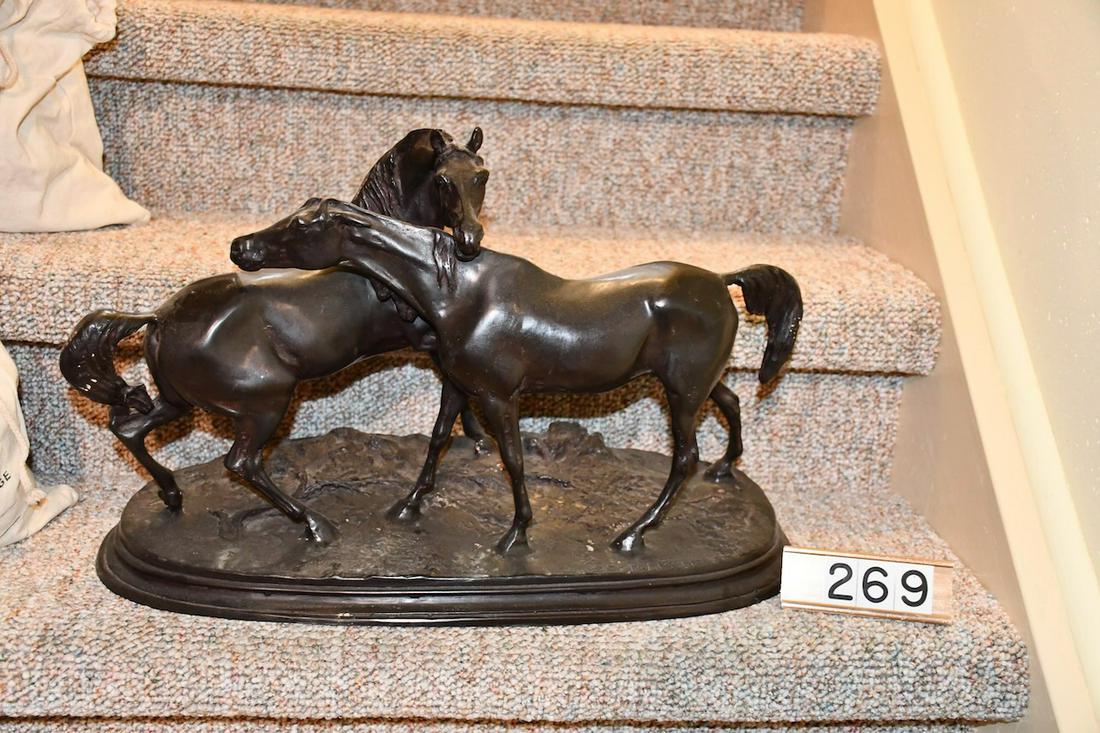 Bronze Statue of Horses (1 of 1)