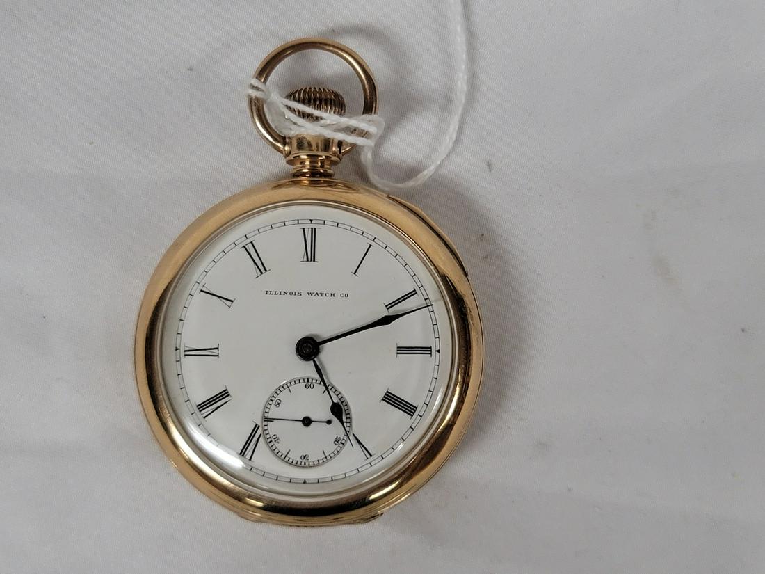 Illinois 15j, 18s, Open face, Key wind stem (1 of 2)