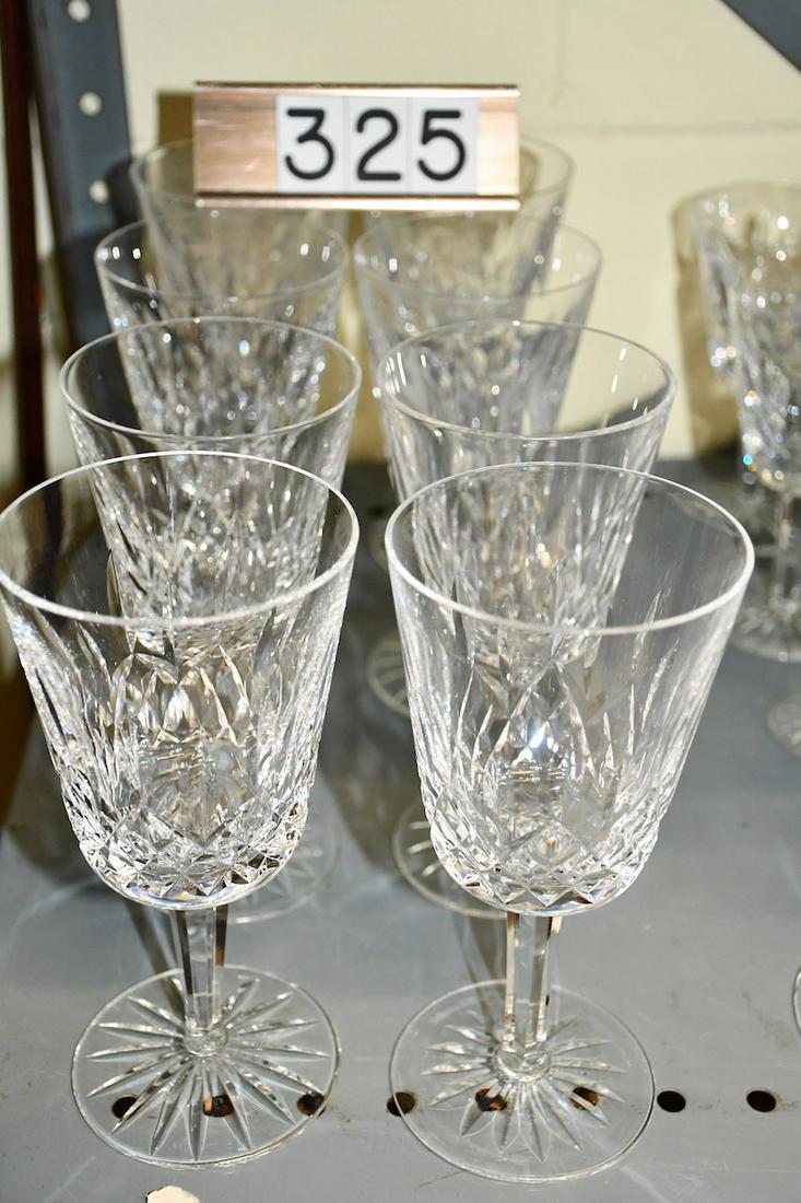 Waterford Crystal Stemware: Set of 8 water or red wine goblets