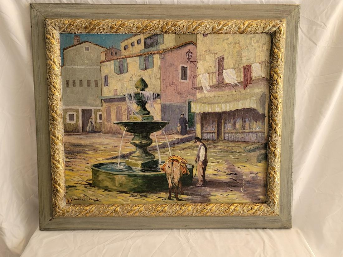 Clara L. Emerick Painting (1 of 3)