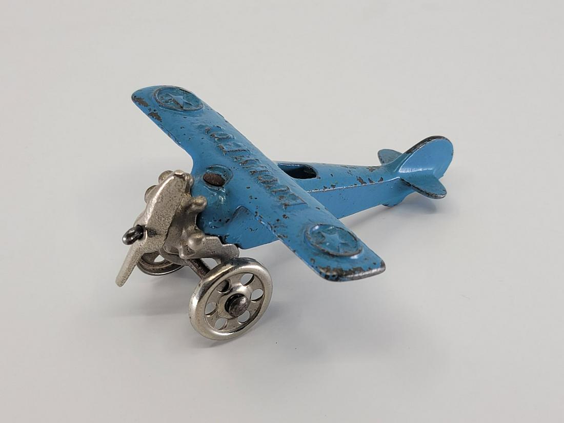 Hubley "Lucky Boy" Cast Iron Toy Airplane (1 of 4)