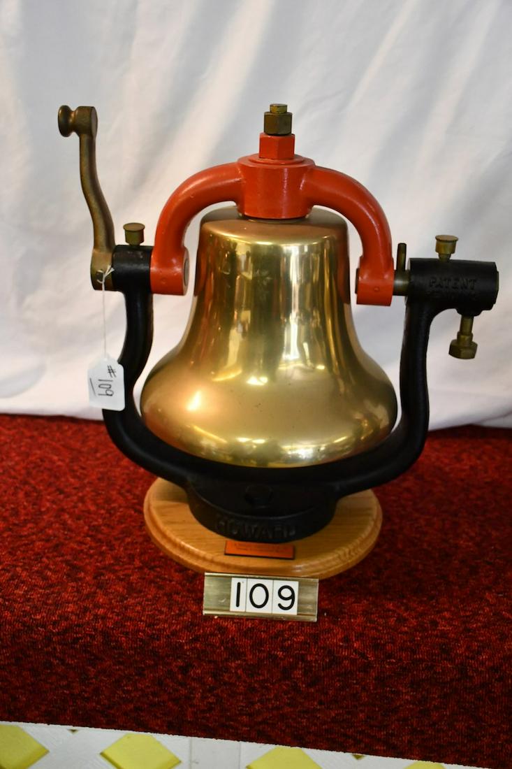 Large Brass locomotivle Bell (1 of 2)