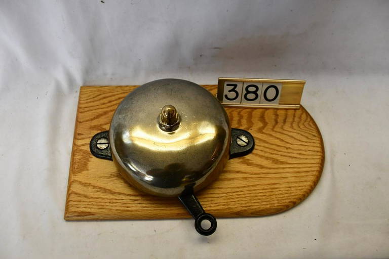 Brass Pull Chain Bell (0380) on Sep 27, 2022 Stanton's Auctioneers