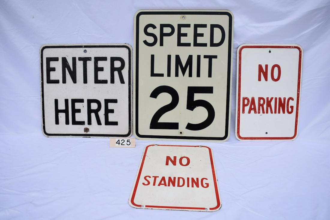 Group of Metal Street Signs (1 of 1)
