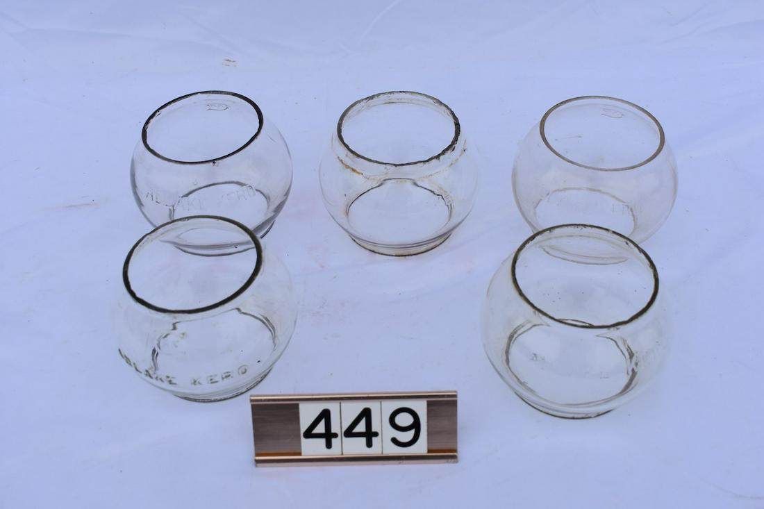 (5) Adlake Kero Lantern Globes (1 of 1)