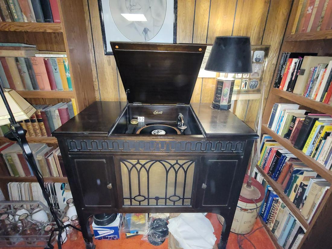 Edison Floor Model Disc Phonograph (1 of 2)