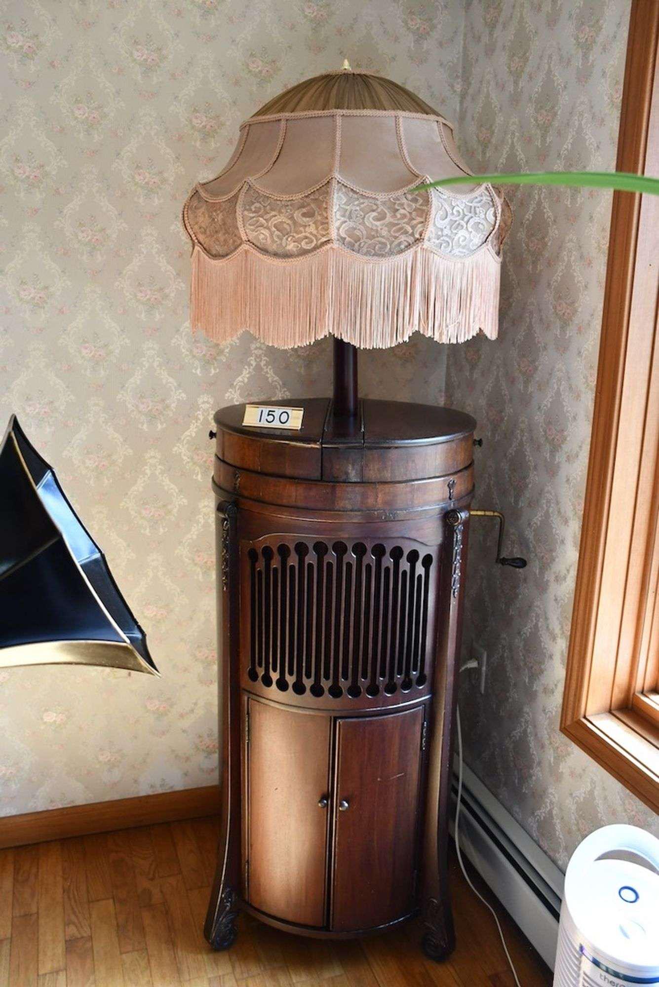 Modernola Floor Model Round Disc Phonograph (1 of 3)