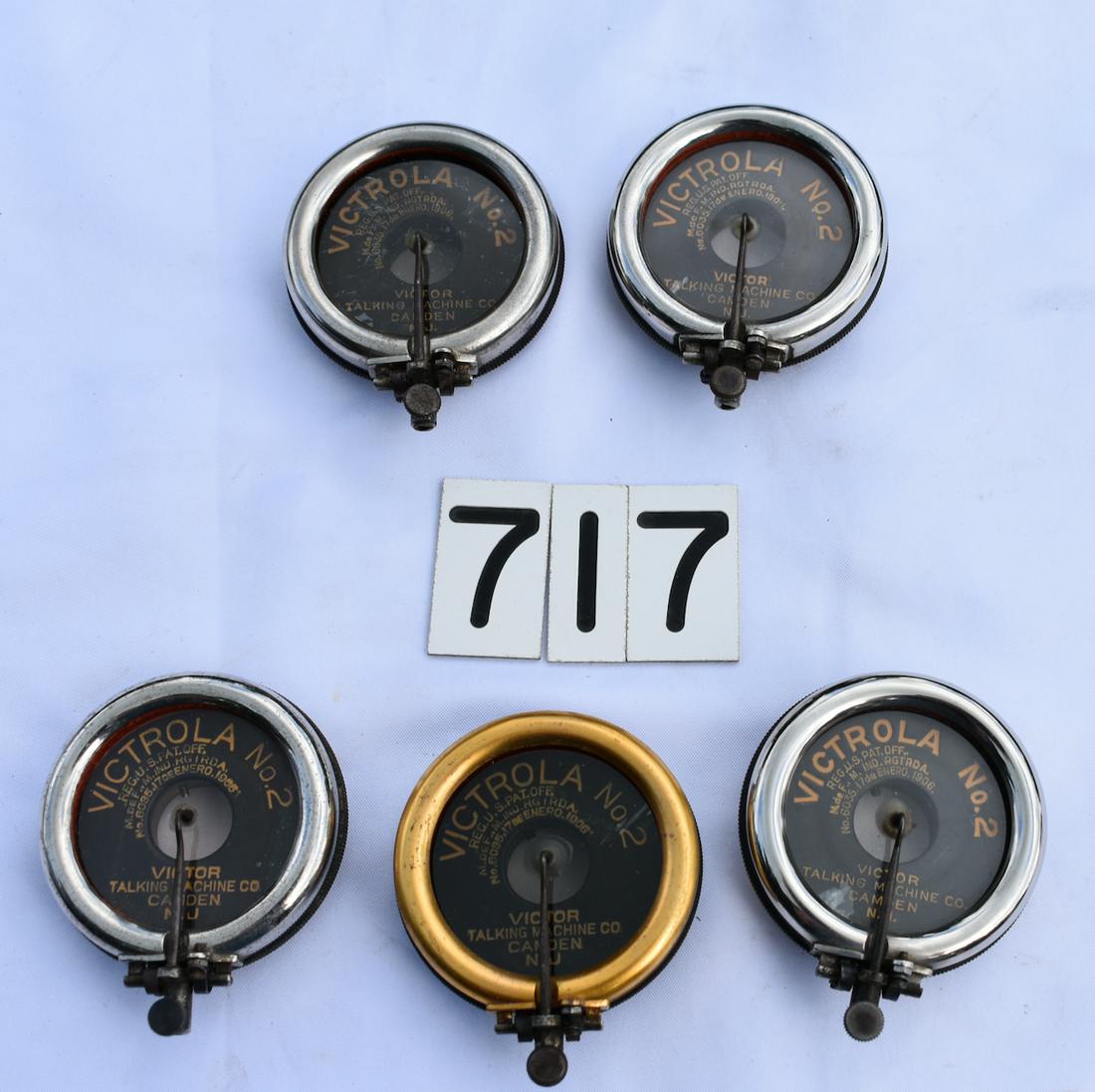 (5) Victrola No. 2 Reproducers (1 of 2)