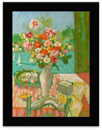 Fleurs painting by Bernadette Russo (1 of 1)